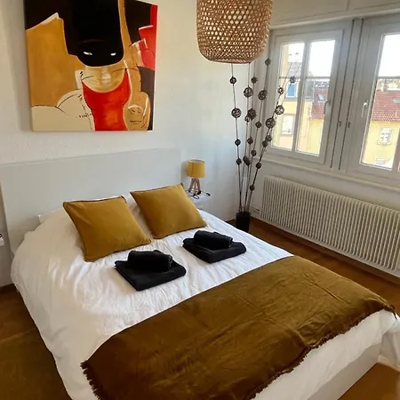 Superbe appartement au centre + parking privé Colmar Extérieur photo